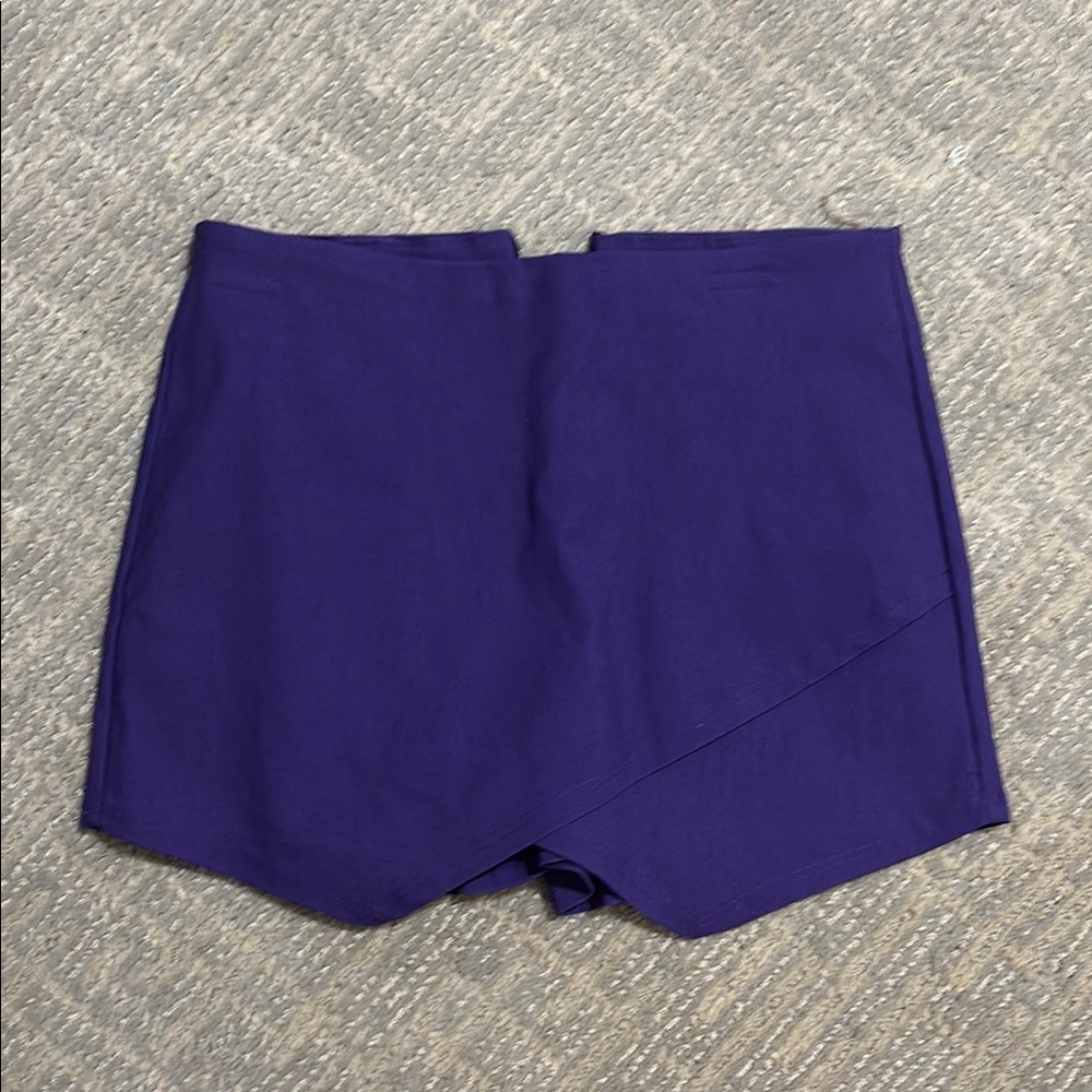 American Threads Purple Skorts Modern Tailored